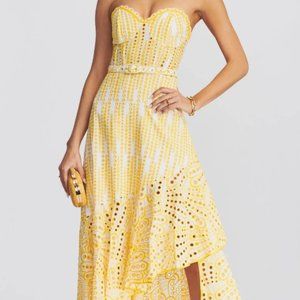 RETROFETE AURORA LONG DRESS SMALL SOLAR YELLOW NEW WITH TAGS